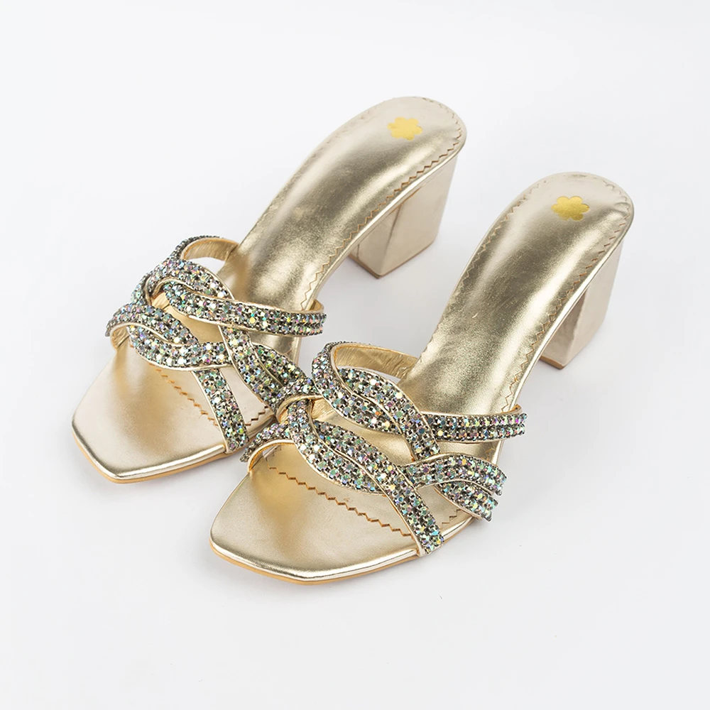 SIYAH GOLD HEEL